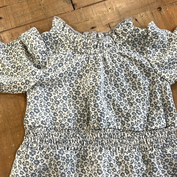 Mabel + honey blue ditzy floral romper - Picture 3 of 6